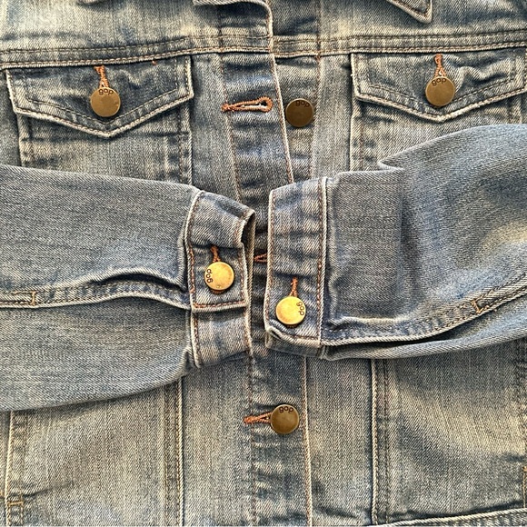 Gap Girls Medium Wash Denim Jacket Size L - Picture 4 of 6